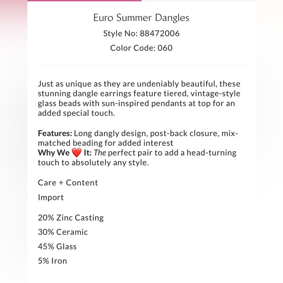 NWT Free People Euro Summer Dangles - Picture 6 of 6